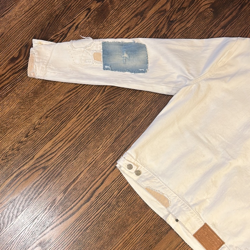 Polo by Ralph Lauren White Denim Jacket - Picture 8 of 12